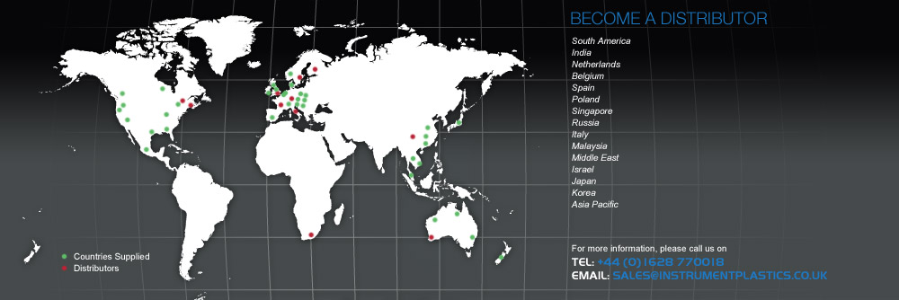 Instrument Plastics Distributor Map